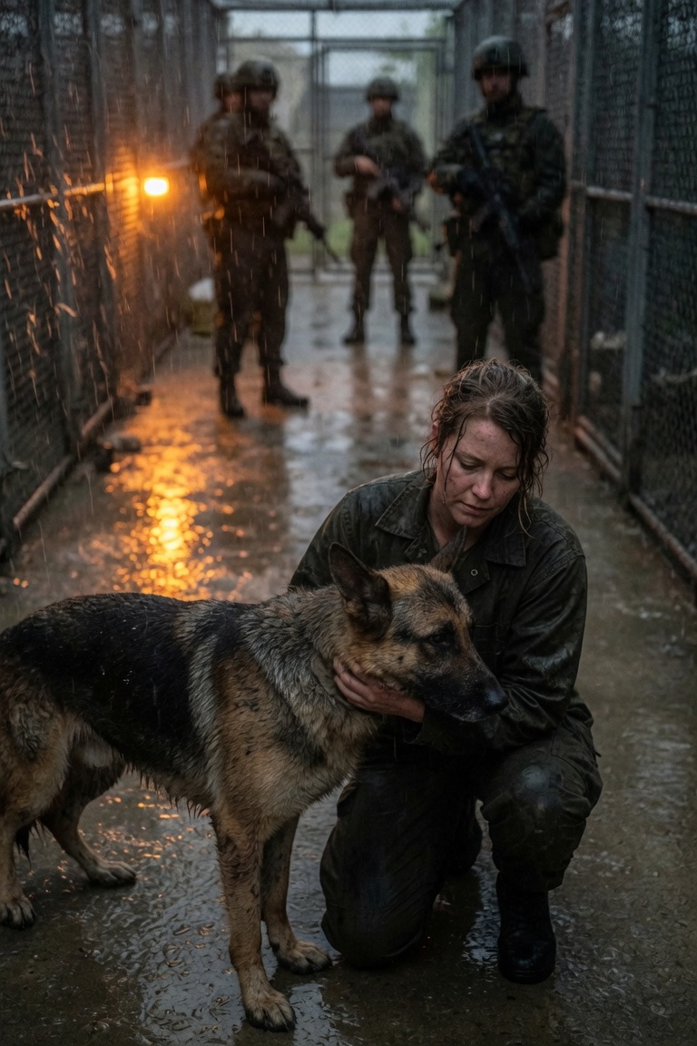 Als alle den Militärhund aufgeben wollten, erkannte nur eine Soldatin, worauf er wirklich wartete