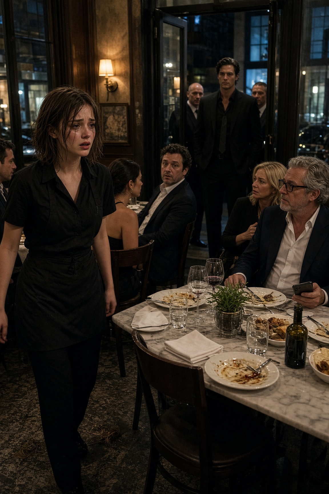 Sie lachten über Claire – bis ein mächtiger Fremder das Restaurant betrat und alle verstummten