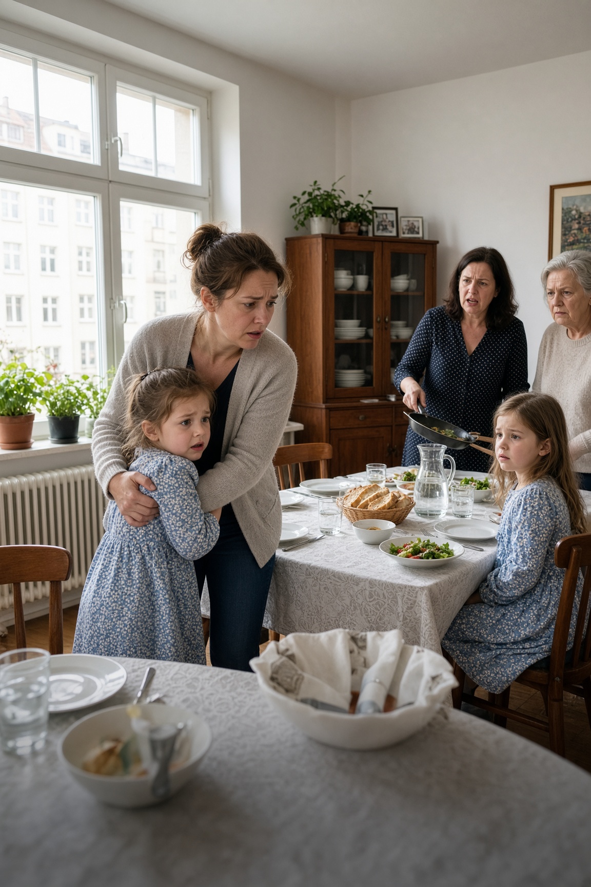 Meine Schwester rastete aus, weil unsere Töchter fast gleiche Kleider trugen – doch die Reaktion meiner Mutter veränderte alles